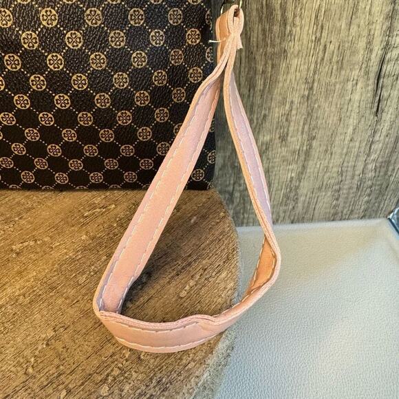 Pink Brown Clutch Wristlet Purse Travel Bag FAST SHIP NeW - Picture 4 of 6